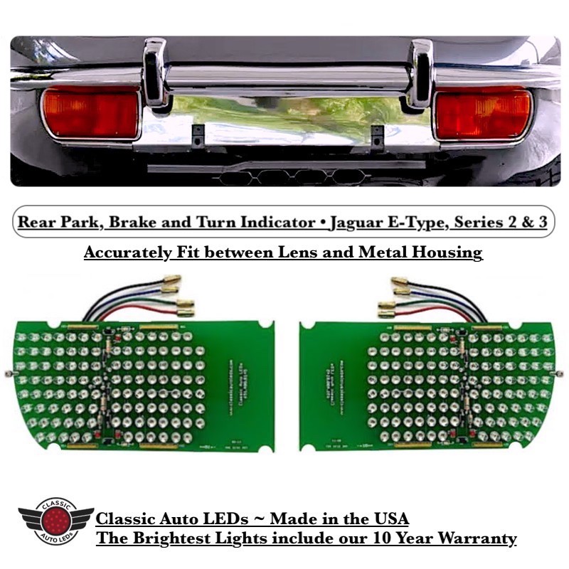 Jaguar E-Type S2 & S3 1969-1975 LED  Board Sets